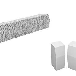 Baseboarders Premium Series 3 Ft Galvanized Steel Slip-On Baseboard Heater Cover Replacement + Left And Right Endcaps | Perfect For Bathrooms, Hydronic (Water) Home Heating Systems, White