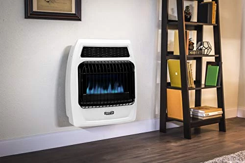 Dyna-Glo BFSS20LPT-4P 20,000 BTU Liquid Propane Blue Flame Thermostatic Vent Free Wall Heater, White 7 Dyna-Glo BFSS20LPT-4P 20,000 BTU Liquid Propane Blue Flame Thermostatic Vent Free Wall Heater, White - Image 5