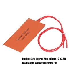 Silicone Rubber Heating Pad 12V 15W Flexible Heater Mat 4PCS Multifunctional Silicone Heating Pad Set Electric Heater Mat For Industrial Pipelines And Tanks -Heaters Sales Store 41edrPwUWSL