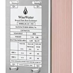 AB Plate Heat Exchanger, 5"x12" 30 Plates Water To Water Heat Exchanger, Copper/SS316L Stainless Steel Brazed Plate Heat Exchanger For Floor Heating, Water Heating, Snow 23 AB Plate Heat Exchanger, 5"x12" 30 Plates Water To Water Heat Exchanger, Copper/SS316L Stainless Steel Brazed Plate Heat Exchanger For Floor Heating, Water Heating, Snow -Heaters Sales Store 41j4osu OpL. AC