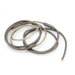 SH201 Braided Aluminum Drain And Door Heater Wire For Automatic Defrosting Of Samsung Refrigerators And Most Refrigerator, Fit For Supco SH201 Heater, Tip 7/16 Diameter 115V 15W 25 Inch Heater Wire