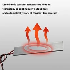 PTC Heating Element AC/DC 12V 70C Insulated Constant Temperature Ceramic Thermostatic Heaters Plate Aluminum Shell Heating Tool, PTCYIDU -Heaters Sales Store 41qbEOcedqL