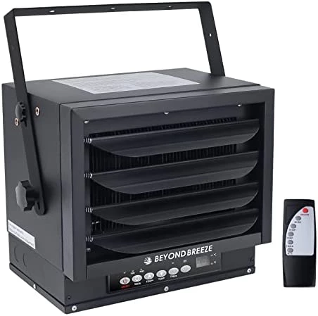 BEYOND BREEZE Garage Heater, 7500-Watt Digital Ceiling Mount Heater With Full-Function Remote, 240-Volt Hardwired Heater With 12-Hour Timer, Ideal For Shop Workshop Warehouse 10 BEYOND BREEZE Garage Heater, 7500-Watt Digital Ceiling Mount Heater With Full-Function Remote, 240-Volt Hardwired Heater With 12-Hour Timer, Ideal For Shop Workshop Warehouse - Image 8