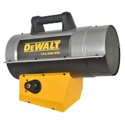 DeWalt F340720 DXH125FAV Forced Air Propane Heater,Yellow