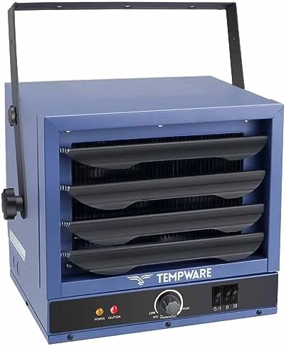 TEMPWARE Electric Garage Heater, 5000-Watt Digital Fan-Forced Ceiling Mount Shop Heater With Full-Function Remote, 240-Volt Hardwired Heater With 12-Hour Timer, Ideal For Workshop 9 TEMPWARE Electric Garage Heater, 5000-Watt Digital Fan-Forced Ceiling Mount Shop Heater With Full-Function Remote, 240-Volt Hardwired Heater With 12-Hour Timer, Ideal For Workshop - Image 7