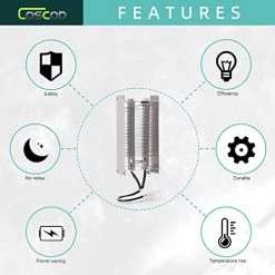 Bathroom Fan Heater Element Replacement Part, COSCOD Heater Element For Nutone QTXN 110HL/100HL/ Broan 100HL Etc.