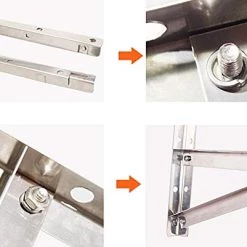 Mounting Bracket For 9000-24000BTU Condenser Ductless Mini Split Air Conditioner Heat Pump Systems, Support Condenser Up To 360 Lbs, Rust Free Stainless Steel,(Type1) -Heaters Sales Store 41ybmYMvEuL 1
