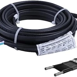 HEATIT PLSR High-Performance Self-Regulating Heating Cable Frost Protection For Water Pipes And Snow Melting On Roofs - 10w/ft Power - Premium Quality For Commercial And Industrial Use 24ft 208V-277V -Heaters Sales Store 41zdeo8wPvL. AC