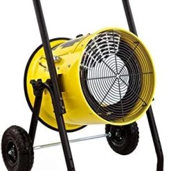 Dr. Infrared Heater DR-PS11524 Salamander Construction 15000-Watt, Single Phase, 240-Volt Portable Fan Forced Electric Heater, Yellow -Heaters Sales Store 51 BEZ KeHL. AC