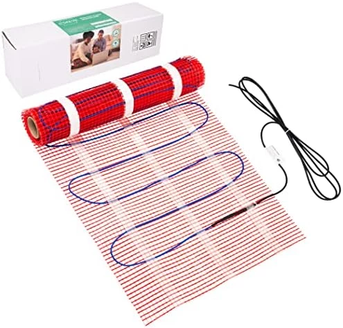 ESKEYE Electric Floor Heating System - 7-Day Home Radiant Floor Heating System For Tile, Wood, Laminate Floors - Accessories Included - 9.8ft Power Cable, 35-sq.ft Heated Floor Mat 11 ESKEYE Electric Floor Heating System - 7-Day Home Radiant Floor Heating System For Tile, Wood, Laminate Floors - Accessories Included - 9.8ft Power Cable, 35-sq.ft Heated Floor Mat - Image 9