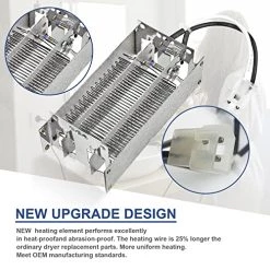 Upgrade S97020888 Heater Element, Nutone Bathroom Fan Replacement Parts, Nutone Replacement Parts S97020888, 120V 1500W Heat Element Parts For Heater Fan Light Bathroom Heating, Bath Fan Vent -Heaters Sales Store 5123LSw64NL