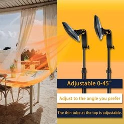 DONYER POWER Retractable Electric Quartz Heater With Protection System Waterproof,Outdoor/Indoor 1500W,Garden Patio, Easy Assembly 9 DONYER POWER Retractable Electric Quartz Heater With Protection System Waterproof,Outdoor/Indoor 1500W,Garden Patio, Easy Assembly -Heaters Sales Store 514Ev5FtTVL