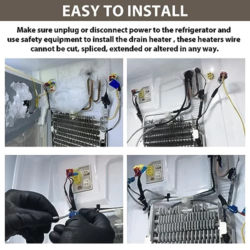 SH201 Braided Aluminum Drain And Door Heater Wire For Automatic Defrosting Of Samsung Refrigerators And Most Refrigerator, Fit For Supco SH201 Heater, Tip 7/16 Diameter 115V 15W 25 Inch Heater Wire 5 SH201 Braided Aluminum Drain And Door Heater Wire For Automatic Defrosting Of Samsung Refrigerators And Most Refrigerator, Fit For Supco SH201 Heater, Tip 7/16 Diameter 115V 15W 25 Inch Heater Wire - Image 3