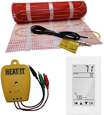 10 Sqft HEATIT Warmmat Electric Radiant Self-adhesive Floor Heat Heating System 15 10 Sqft HEATIT Warmmat Electric Radiant Self-adhesive Floor Heat Heating System - Image 13