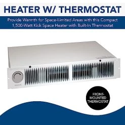 Broan-NuTone 112 Heater, Covers 150 Sq. Ft. At Factory Wired Voltage, White