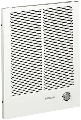 Broan-NuTone, White 198 High Capacity Wall Heater, Painted Grille, 4000/2000 Watt 240 VAC, 2000/4000 8 Broan-NuTone, White 198 High Capacity Wall Heater, Painted Grille, 4000/2000 Watt 240 VAC, 2000/4000 - Image 6