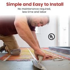 10 Sqft HEATIT Warmmat Electric Radiant Self-adhesive Floor Heat Heating System 19 10 Sqft HEATIT Warmmat Electric Radiant Self-adhesive Floor Heat Heating System -Heaters Sales Store 51LEgeHmfNL 1