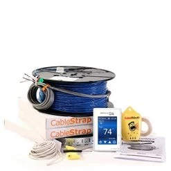 120 Square Foot SunTouch WarmWire 3.0 KIT With TOUCH SCREEN Programmable Thermostat Contains One 120 SF Spool, 500850 Thermostat Plus Accessories