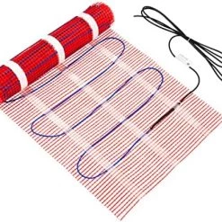 ESKEYE Electric Floor Heating System - 7-Day Home Radiant Floor Heating System For Tile, Wood, Laminate Floors - Accessories Included - 9.8ft Power Cable, 35-sq.ft Heated Floor Mat 17 ESKEYE Electric Floor Heating System - 7-Day Home Radiant Floor Heating System For Tile, Wood, Laminate Floors - Accessories Included - 9.8ft Power Cable, 35-sq.ft Heated Floor Mat -Heaters Sales Store 51MR52RknxL. AC