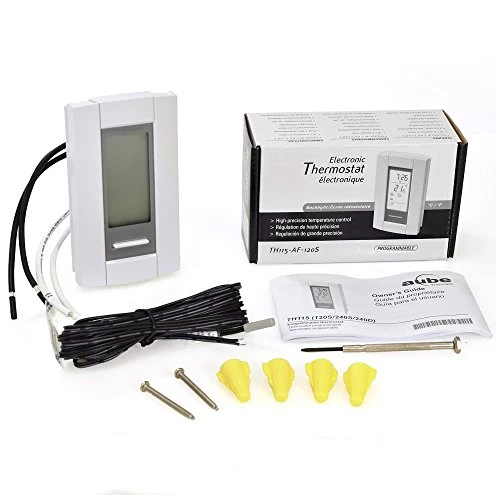 HeatTech 10 Sqft Warming Cable Set, Electric Radiant In-Floor Heat Heating Cable Kit Warming System, 120V, 40ft Long Heating Cable, With Digital 7-day Programmable Floor Sensing Thermostat 4 HeatTech 10 Sqft Warming Cable Set, Electric Radiant In-Floor Heat Heating Cable Kit Warming System, 120V, 40ft Long Heating Cable, With Digital 7-day Programmable Floor Sensing Thermostat - Image 2