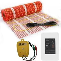 10 Sqft HEATIT Warmmat Electric Radiant Self-adhesive Floor Heat Heating System 22 10 Sqft HEATIT Warmmat Electric Radiant Self-adhesive Floor Heat Heating System -Heaters Sales Store 51NmkU4wbNL. AC 5