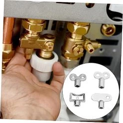 Heater Vent 16 Pcs Durable Radiators Plumbing Accessories Valve Valves Release Bleed Hole For Key Keys Exhaust Heater Faucet Vent Air Radiator Radiator Wrench -Heaters Sales Store 51P4xnw8hTL