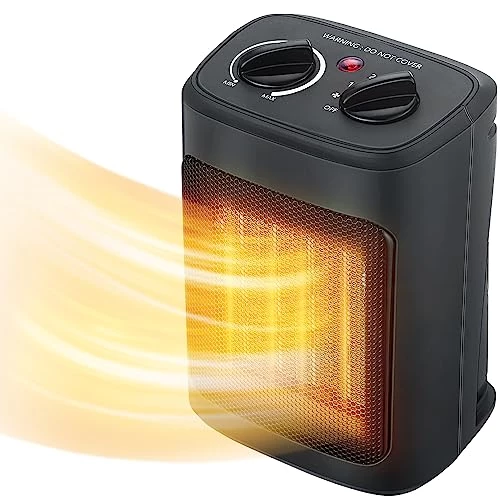 Space Heater, 1500W Electric Heaters Indoor Portable With Thermostat, PTC Fast Heating Ceramic Room Small Heater With Heating And Fan Mode For Bedroom Use 3 Space Heater, 1500W Electric Heaters Indoor Portable With Thermostat, PTC Fast Heating Ceramic Room Small Heater With Heating And Fan Mode For Bedroom Use