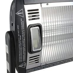 Comfort Zone CZQTV5M 750/1,500-Watt Ceiling Mounted Dual Quartz Radiant Heater With 90-Degree Adjustable Tilt, Metal Safety Grille, Overheat Protection (Hardware Included) -Heaters Sales Store 51TJXbnZYQL