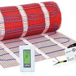 40 Sqft Mat Kit, 120V Electric Radiant Floor Heat Heating System W/Aube Programmable Floor Sensing Thermostat 31 40 Sqft Mat Kit, 120V Electric Radiant Floor Heat Heating System W/Aube Programmable Floor Sensing Thermostat -Heaters Sales Store 51TJn64qlPL. AC