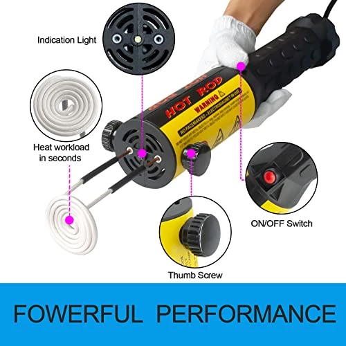 Solary Magnetic Induction Heater Tool - 22Pcs Induction Heater Coil Kit 4 Solary Magnetic Induction Heater Tool - 22Pcs Induction Heater Coil Kit - Image 2