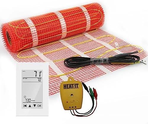 10 Sqft HEATIT Warmmat Electric Radiant Self-adhesive Floor Heat Heating System 17 10 Sqft HEATIT Warmmat Electric Radiant Self-adhesive Floor Heat Heating System - Image 15
