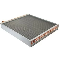24x24 Heat Exchanger Water To Air, Copper Ports For Outdoor Wood Furnaces, Residential Heating And Cooling, And Forced Air Heating -Heaters Sales Store 51VxcCWkGcL