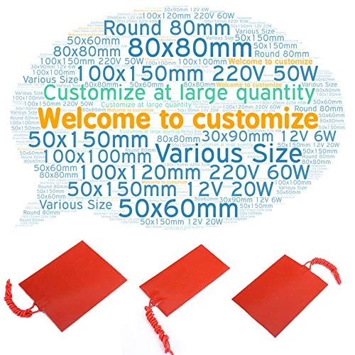 4PCS Silicone Heater Mat, Icstation Rubber Heating Mat 12V 25W Electric Blanket Flexible Mat Constant Temperature 80X100mm 9 4PCS Silicone Heater Mat, Icstation Rubber Heating Mat 12V 25W Electric Blanket Flexible Mat Constant Temperature 80X100mm - Image 7