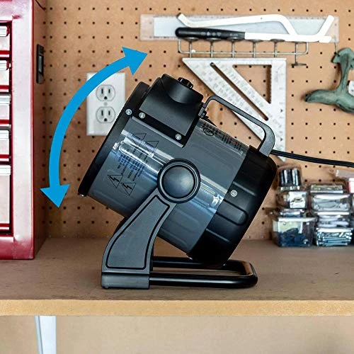 NewAir NGH160GA00, 120V Electric Portable Garage Heater, Heats Up To 160 Square Feet, Garge, Black And Gray 7 NewAir NGH160GA00, 120V Electric Portable Garage Heater, Heats Up To 160 Square Feet, Garge, Black And Gray - Image 5