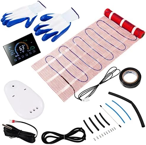 ESKEYE Electric Floor Heating System - 7-Day Home Radiant Floor Heating System For Tile, Wood, Laminate Floors - Accessories Included - 9.8ft Power Cable, 35-sq.ft Heated Floor Mat 10 ESKEYE Electric Floor Heating System - 7-Day Home Radiant Floor Heating System For Tile, Wood, Laminate Floors - Accessories Included - 9.8ft Power Cable, 35-sq.ft Heated Floor Mat - Image 8