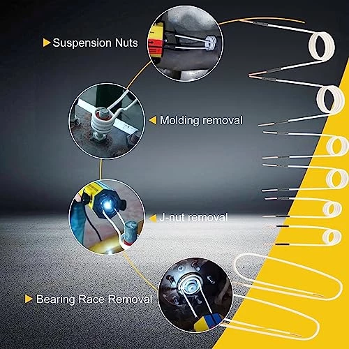8PCS Magnetic Induction Heater Coil Kit For Magnetic Induction Heater, Universal Fit Magnetic Induction Heater Coils, Heat Induction Coil Kit For Removing Rusty Screws/Nuts/Bolts 7 8PCS Magnetic Induction Heater Coil Kit For Magnetic Induction Heater, Universal Fit Magnetic Induction Heater Coils, Heat Induction Coil Kit For Removing Rusty Screws/Nuts/Bolts - Image 5