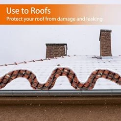 Heat Tape, Deicing Heating Cable,Pipe (Metal And Plastic) Freeze Protected Water Pipe Heating Cable, Self Regulating Temperature, With Mounting Buckle, 120V 8W/ft(3FT) -Heaters Sales Store 51g1O5g9SkL