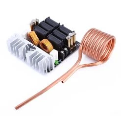 1000W ZVS Low Voltage Induction, Induction Heater Coil Kit Induction Heater Heating Board Module Flyback Driver Heater DIY