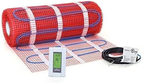 40 Sqft Mat Kit, 120V Electric Radiant Floor Heat Heating System W/Aube Programmable Floor Sensing Thermostat 16 40 Sqft Mat Kit, 120V Electric Radiant Floor Heat Heating System W/Aube Programmable Floor Sensing Thermostat - Image 14