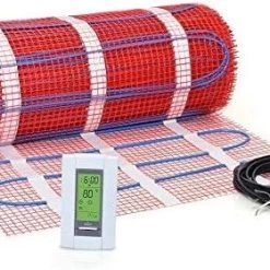 40 Sqft Mat Kit, 120V Electric Radiant Floor Heat Heating System W/Aube Programmable Floor Sensing Thermostat 29 40 Sqft Mat Kit, 120V Electric Radiant Floor Heat Heating System W/Aube Programmable Floor Sensing Thermostat -Heaters Sales Store 51pEyY7wM5L. AC