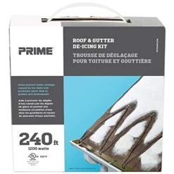 Prime Wire & Cable RHC1200W240 Roof & Gutter De-Icing Kit Roof Heating Cable -Heaters Sales Store 51tMyQREX2L