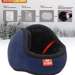 Sazujinwu Winter Men's Earmuffs With Heating Compartment Fold Fleece Ear Muffs Women`s Ear Warmers Back Neck Earmuff -Heaters Sales Store 51up2B5gB3L