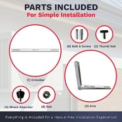 DuctlessAire Outdoor Wall Mounting Bracket - Heavy-Duty, Adjustable, For Mounting Mini Split Condensers Above Ground, Intended For 9,000-36,000 BTU Units, White 13 DuctlessAire Outdoor Wall Mounting Bracket - Heavy-Duty, Adjustable, For Mounting Mini Split Condensers Above Ground, Intended For 9,000-36,000 BTU Units, White -Heaters Sales Store 51vgW3b1gzL