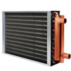 12x15 Heat Exchanger Water To Air , Forced Air Heating With 1" Copper Ports Hot Water Coil For Outdoor Wood Furnaces, Residential Heating