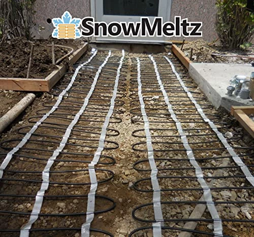 SNOWMELTZ Large Area Heated Driveway System For Concrete/Asphalt/Pavers - 240V - 37 Watts Per Square Foot –Moisture & Temperature Automatic Activator (320 Square Feet) 7 SNOWMELTZ Large Area Heated Driveway System For Concrete/Asphalt/Pavers - 240V - 37 Watts Per Square Foot –Moisture & Temperature Automatic Activator (320 Square Feet) - Image 5
