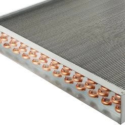 24x24 Heat Exchanger Water To Air, Copper Ports For Outdoor Wood Furnaces, Residential Heating And Cooling, And Forced Air Heating -Heaters Sales Store 61aexfYKPiL